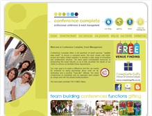 Tablet Screenshot of conferencecomplete.co.za